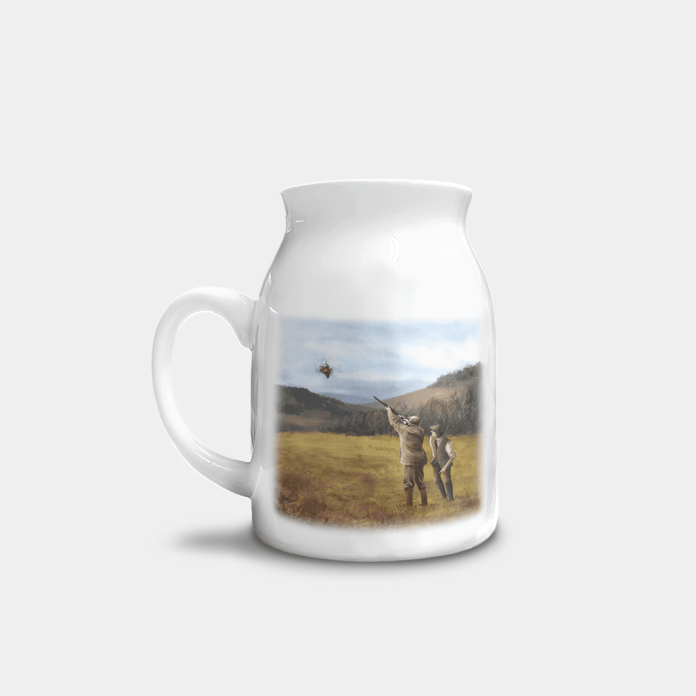 Country Images Personalised Printed Custom Milk Jug Clay Pigeon Shooting Sporting Hunting Jugs Milk