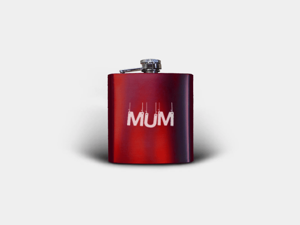 Country Images Personalised Red Custom Engraved Hipflask Hip Flask Flasks Cheap Scotland UK Single Mum Gift
