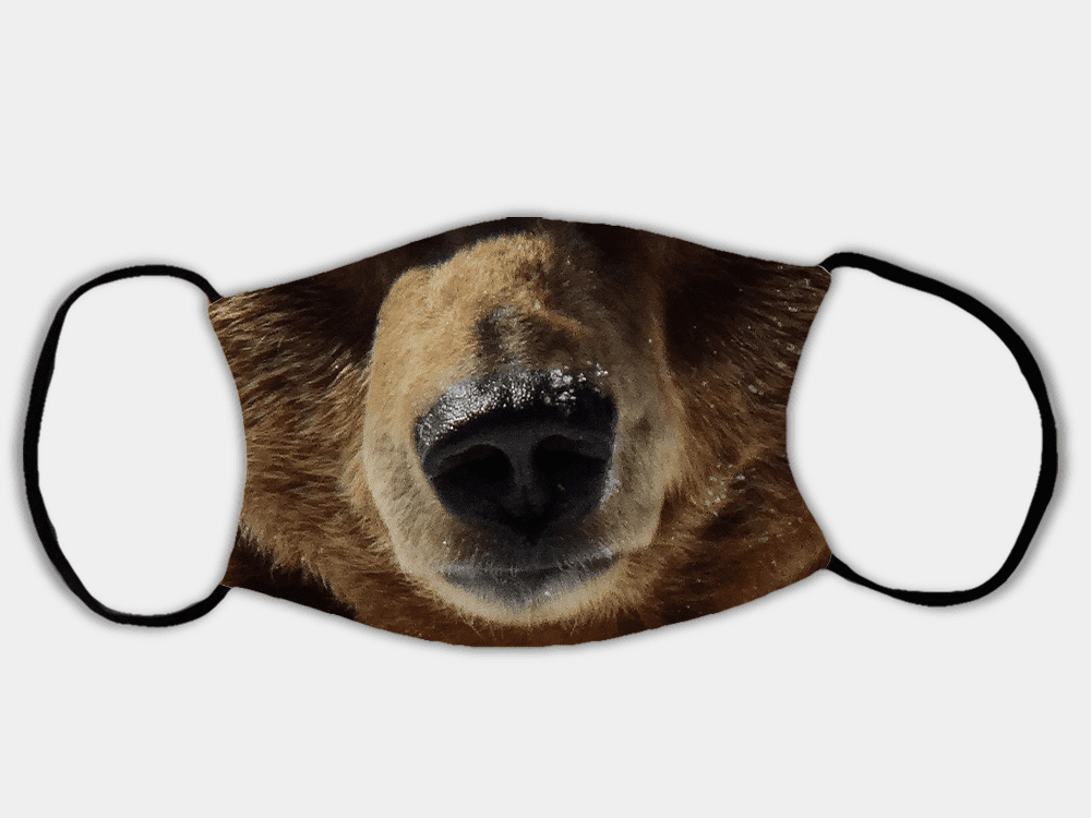 Vågn op reb Ideelt Country Images - Bear Face Mask with 2 x PM2.5 Filters - Personalised Gifts  UK