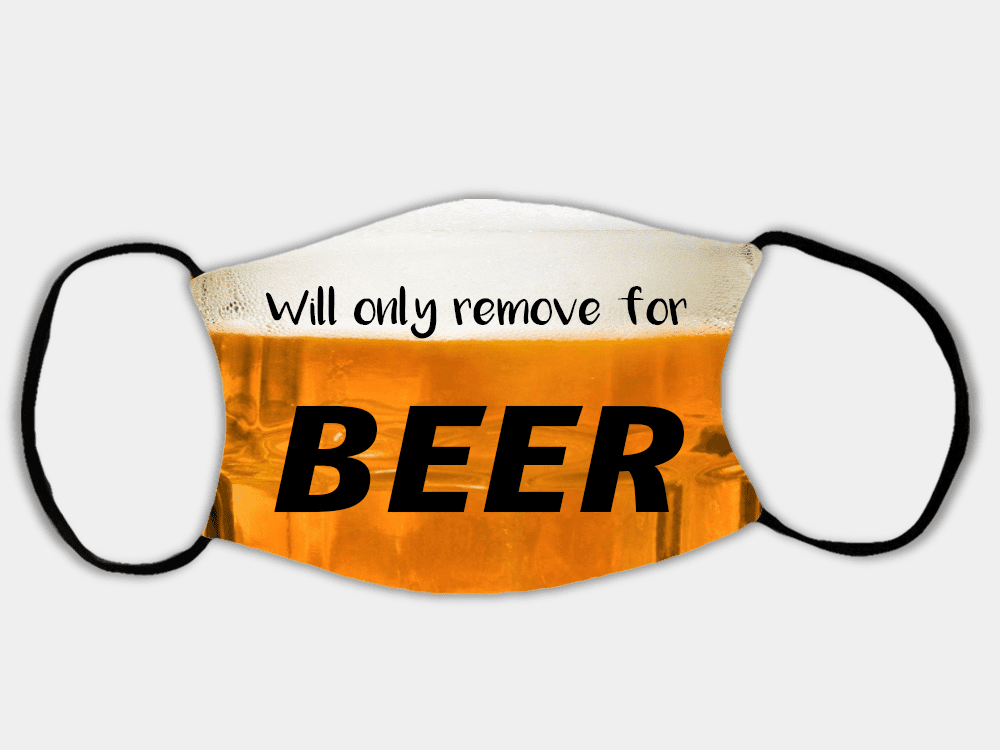 Country Images Personalised Custom Face Mask Masks Facemask Facemasks UK Scotland Gifts Remove for Beer