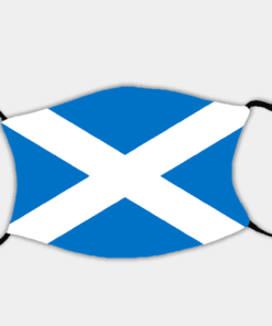 Country Images Personalised Custom Face Mask Masks Facemask Facemasks UK Scotland Gifts Scotland Flag