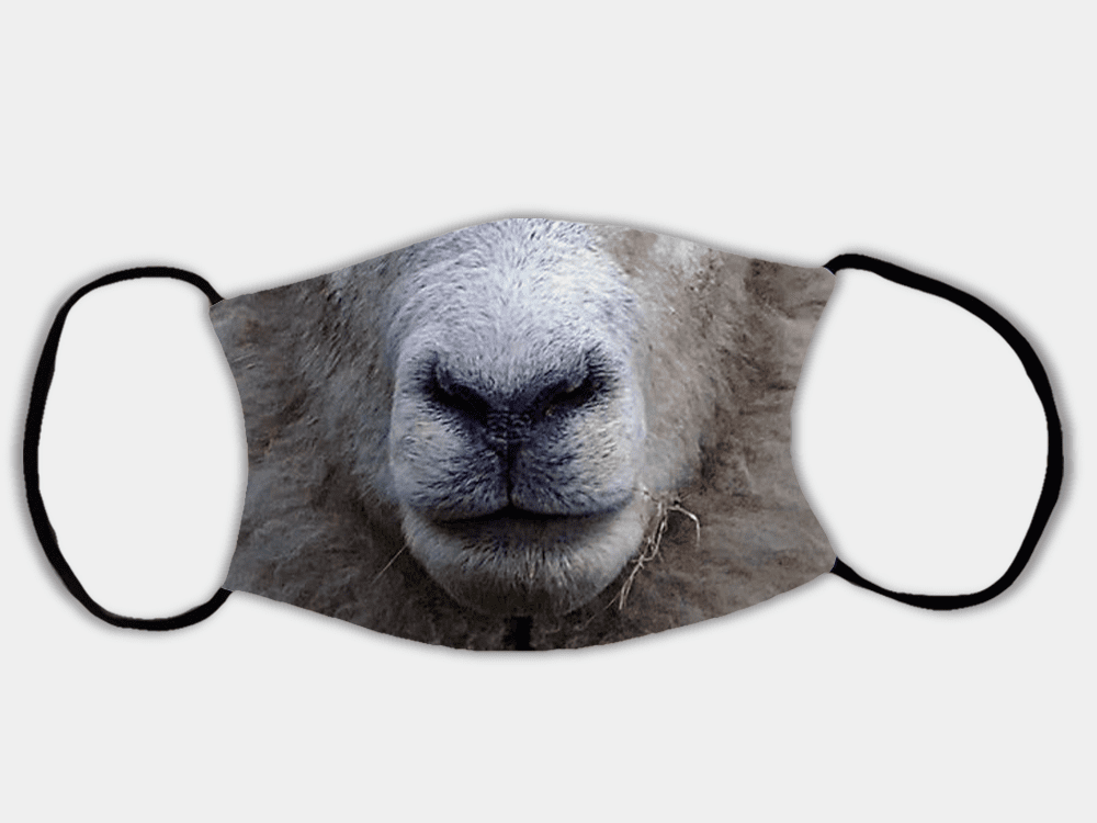 Country Images Personalised Custom Face Mask Masks Facemask Facemasks UK Scotland Gifts Sheep Scottish
