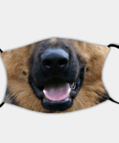 Country Images Personalised Custom Face Mask Masks Facemask Facemasks UK Scotland Gifts Dog German Shepherd Gift